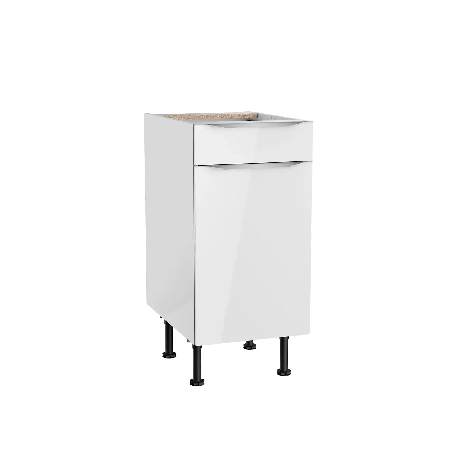 Unterschrank OPTIFIT Arvid 40 cm Weiß Glanz