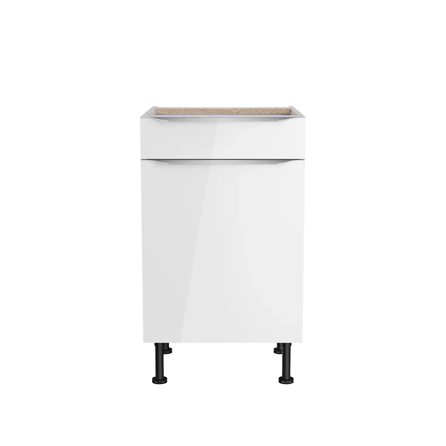 Unterschrank OPTIFIT Arvid 50 cm Weiß Glanz Unterschrank OPTIFIT Arvid 50 cm Weiß Glanz