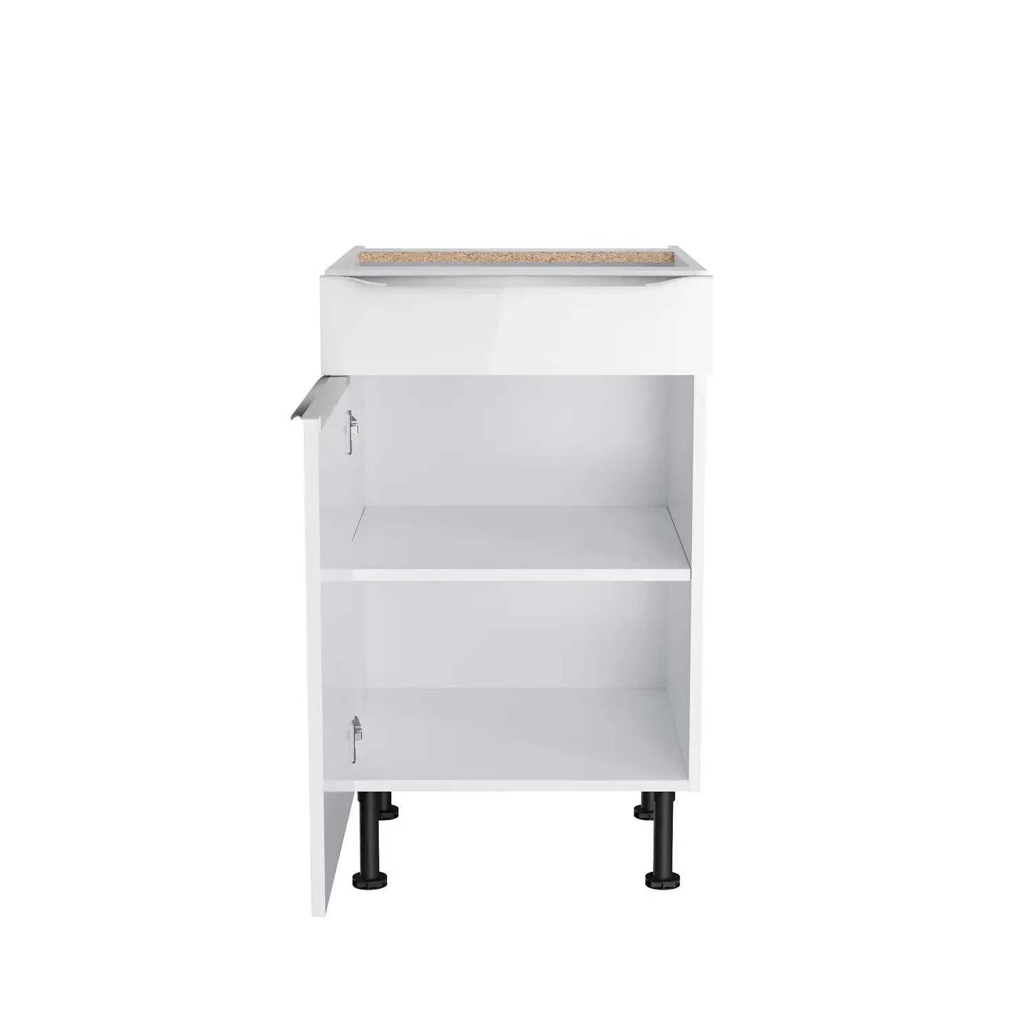 Unterschrank OPTIFIT Arvid 50 cm Weiß Glanz