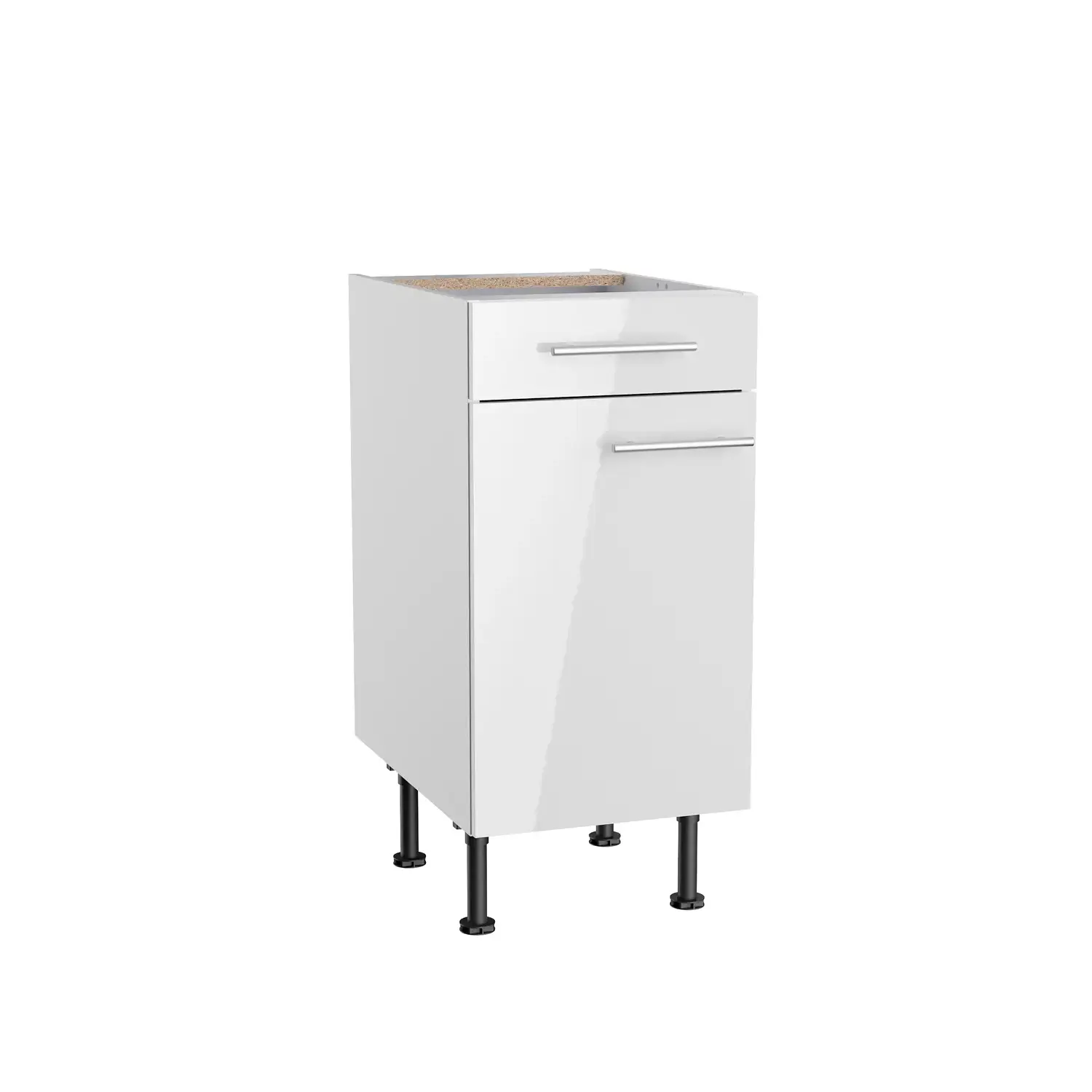 Unterschrank OPTIFIT Rurik 40 cm Weiß Glanz