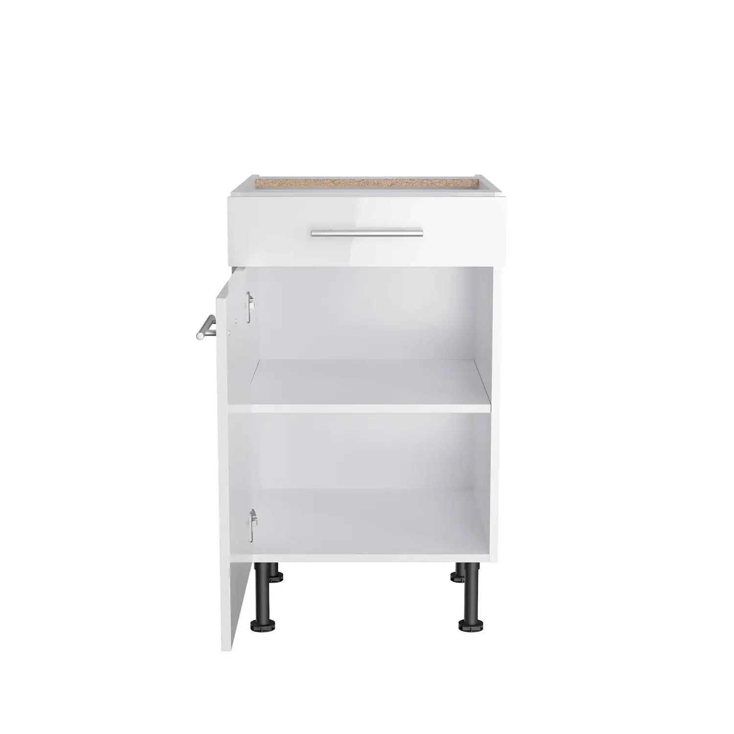 Unterschrank OPTIFIT Rurik 50 cm Weiß Glanz