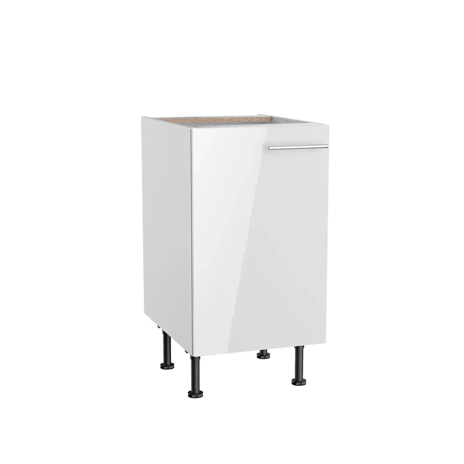 Unterschrank OPTIFIT Rurik 45 cm Weiß Glanz