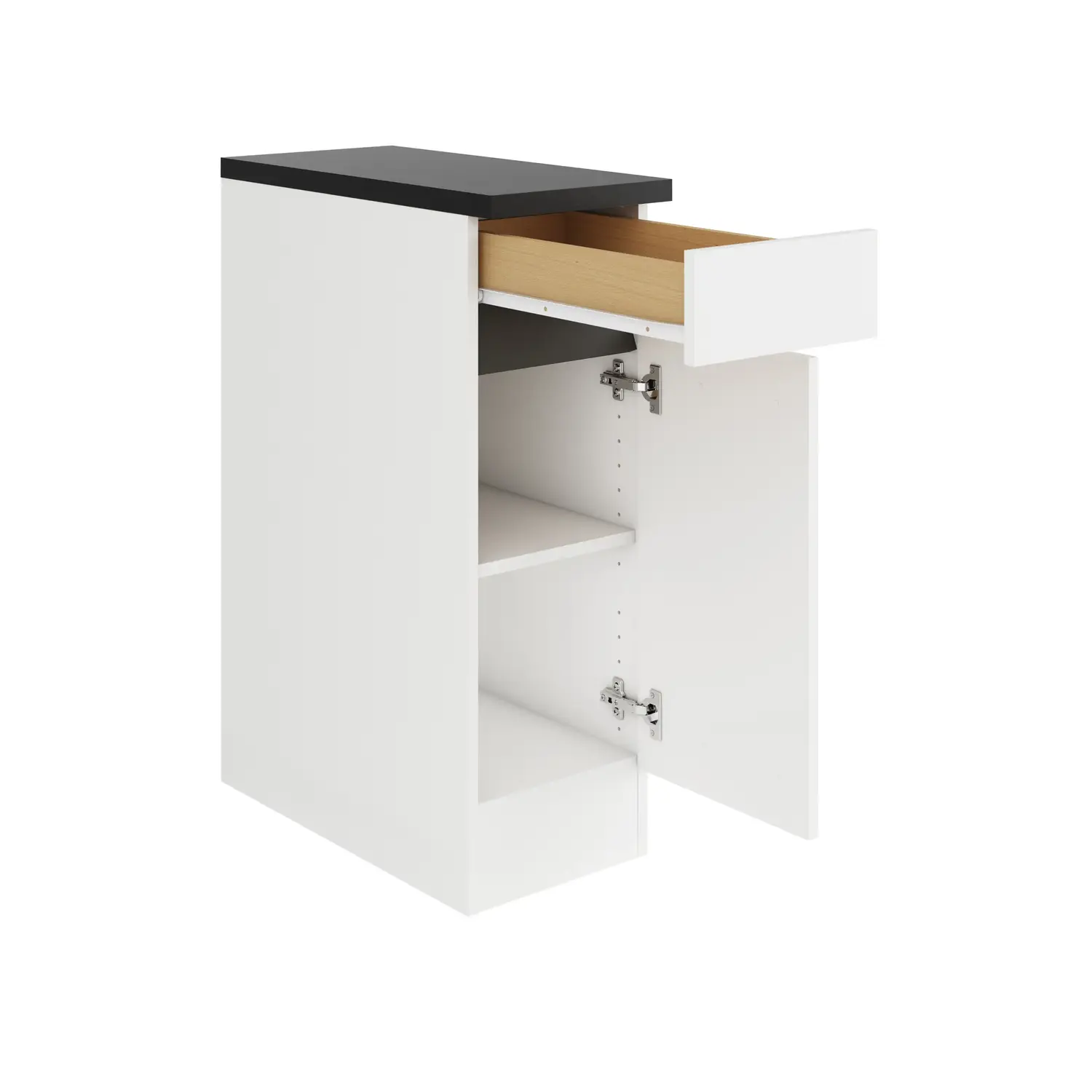 Unterschrank OPTIFIT Luca 30 cm Weiß