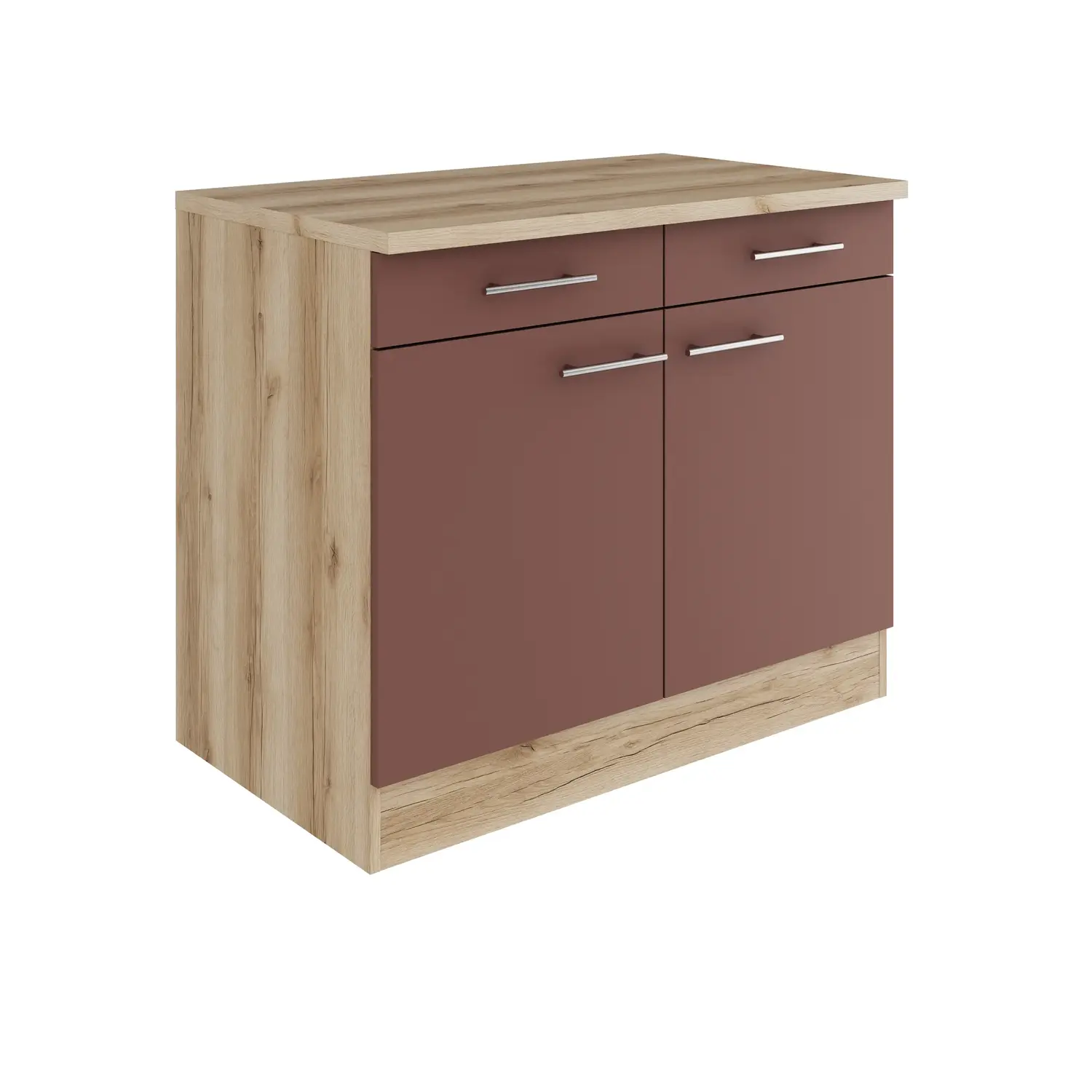 Unterschrank OPTIFIT Bari 100 cm Rostrot