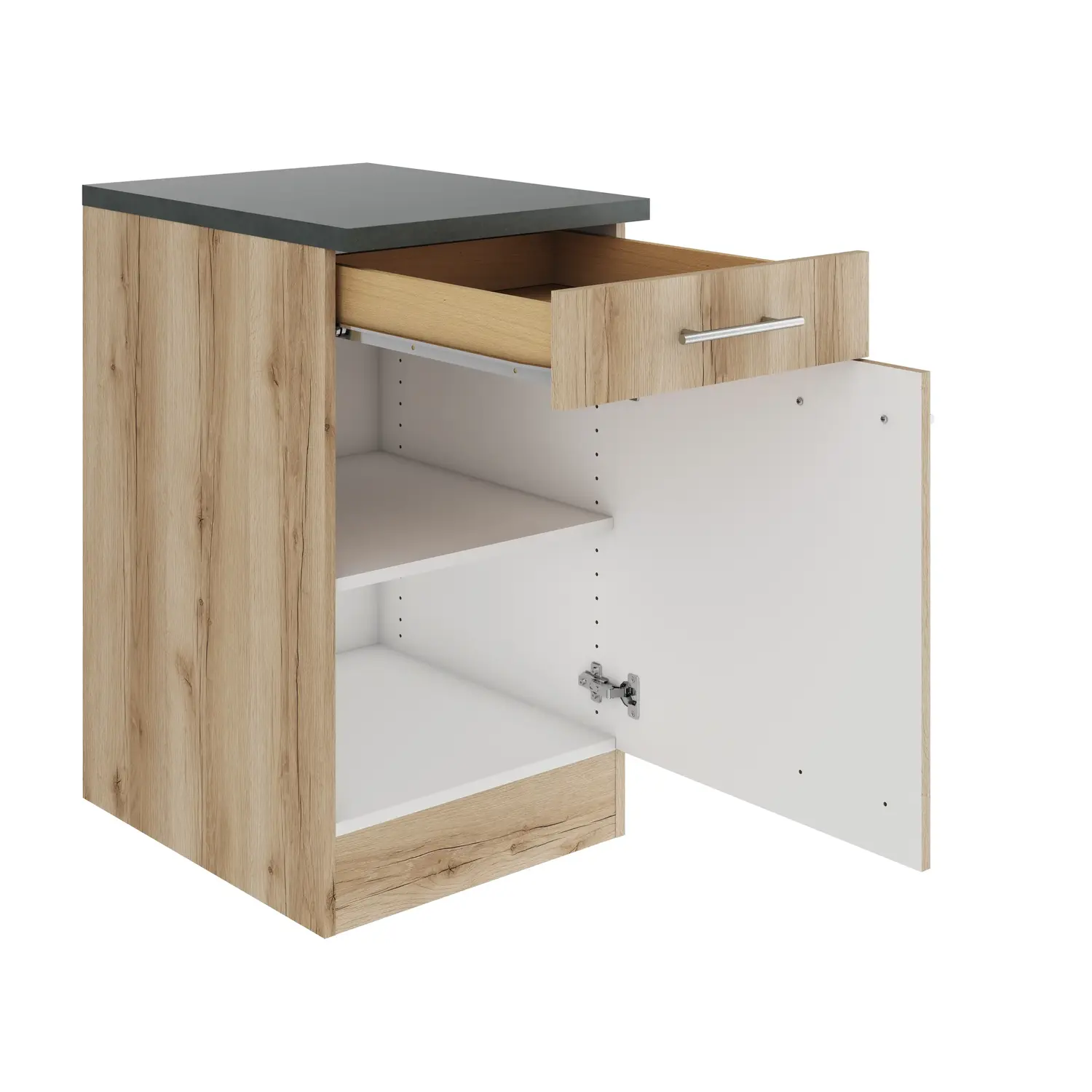 Unterschrank OPTIFIT Livorno 50 cm Wildeiche