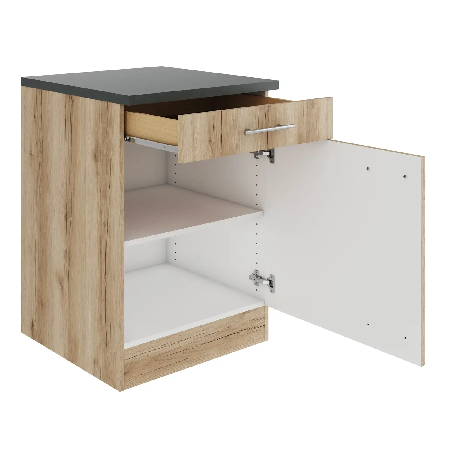 Unterschrank OPTIFIT Livorno 60 cm Wildeiche