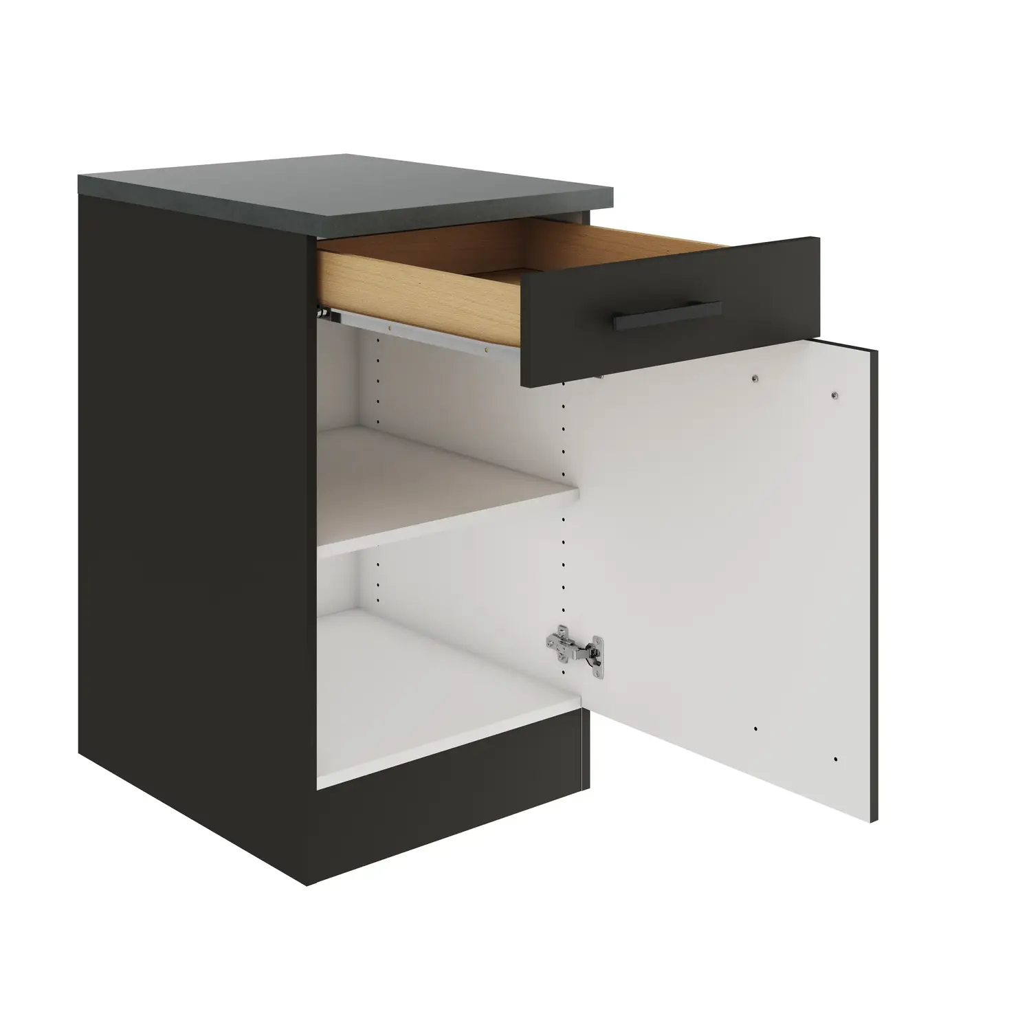 Unterschrank OPTIFIT Madrid 50 cm Anthrazit