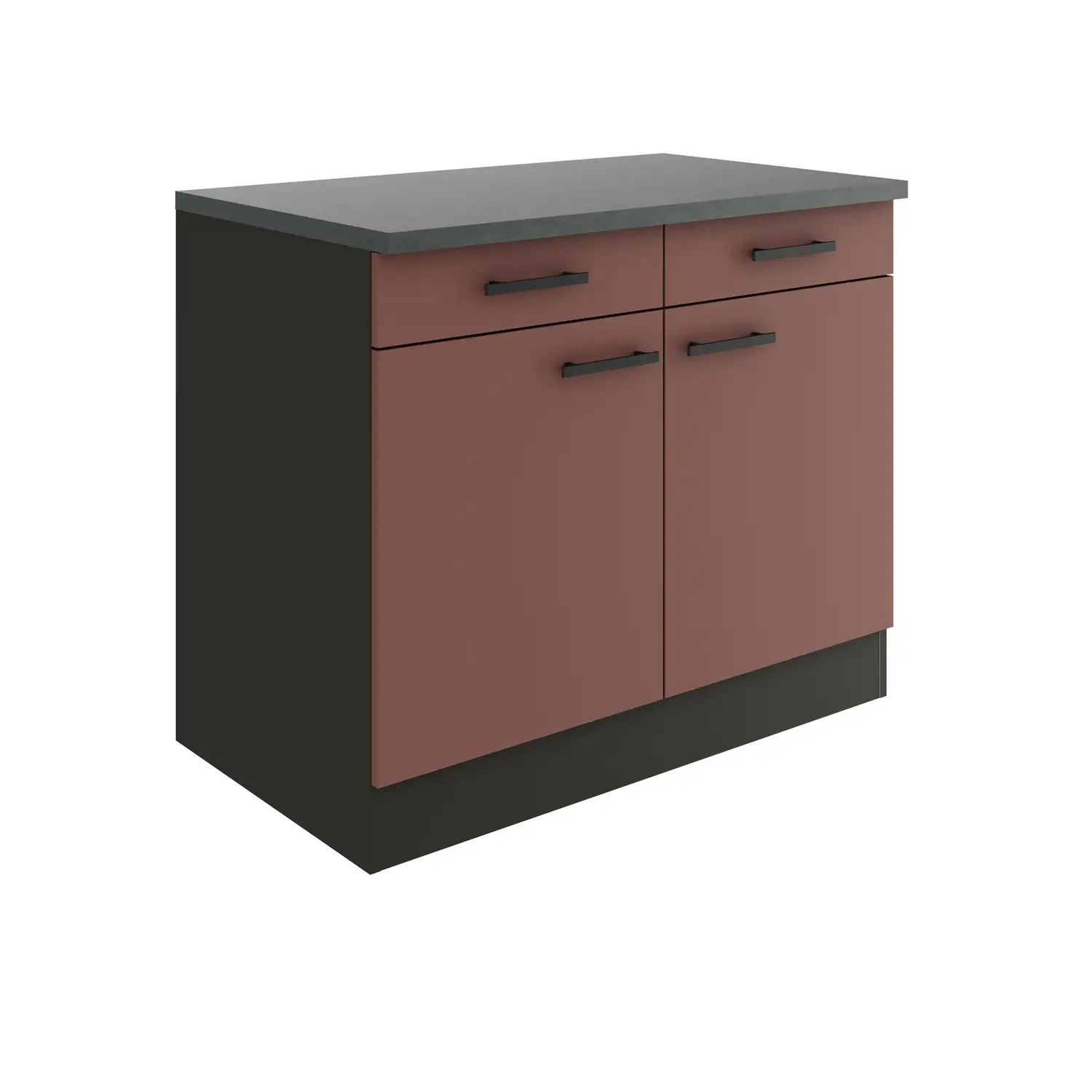 Unterschrank OPTIFIT Nizza 100 cm Rostrot