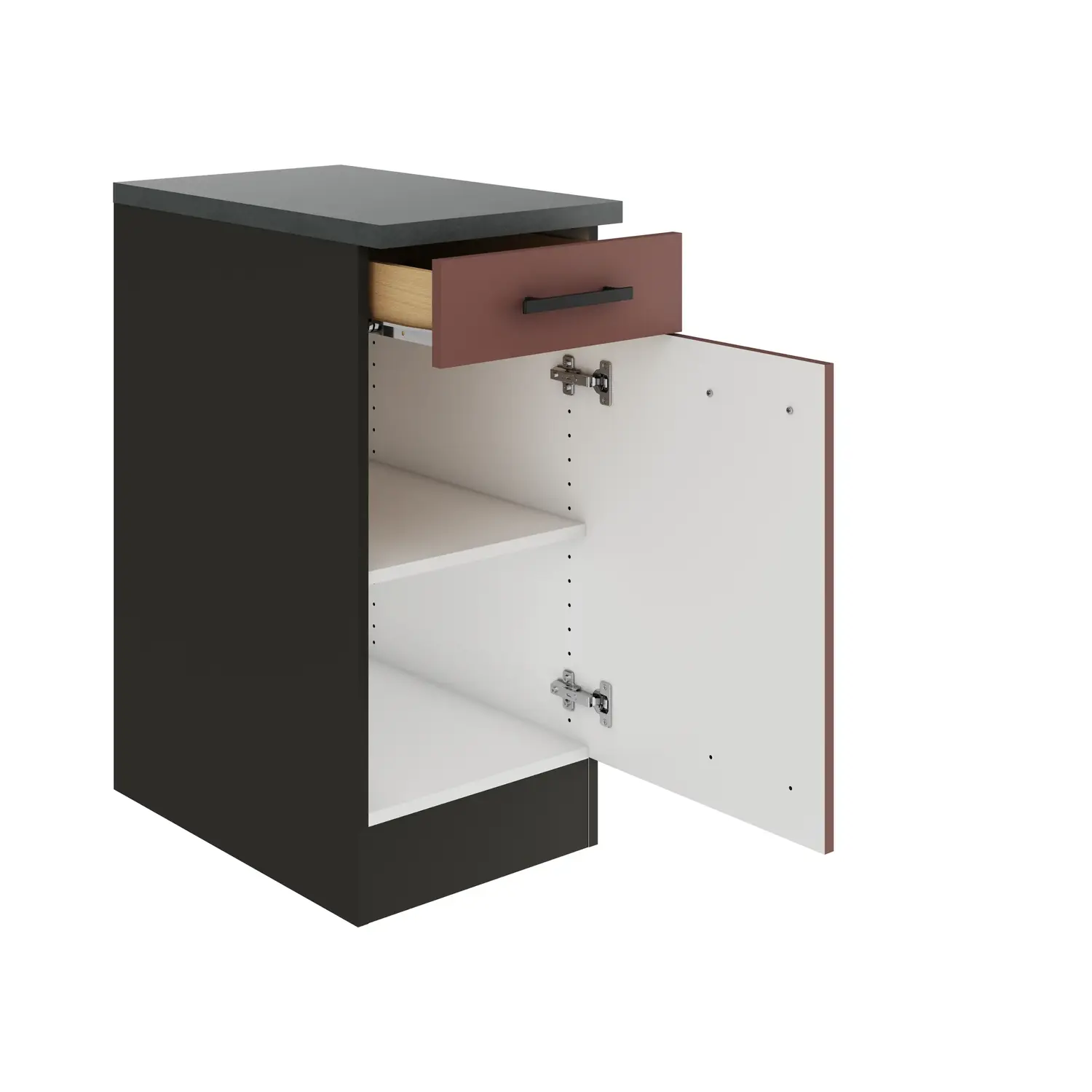 Unterschrank OPTIFIT Nizza 40 cm Rostrot