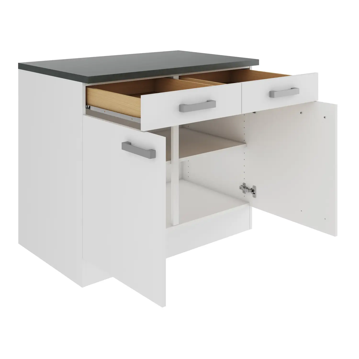 Unterschrank OPTIFIT Oslo 100 cm Weiß