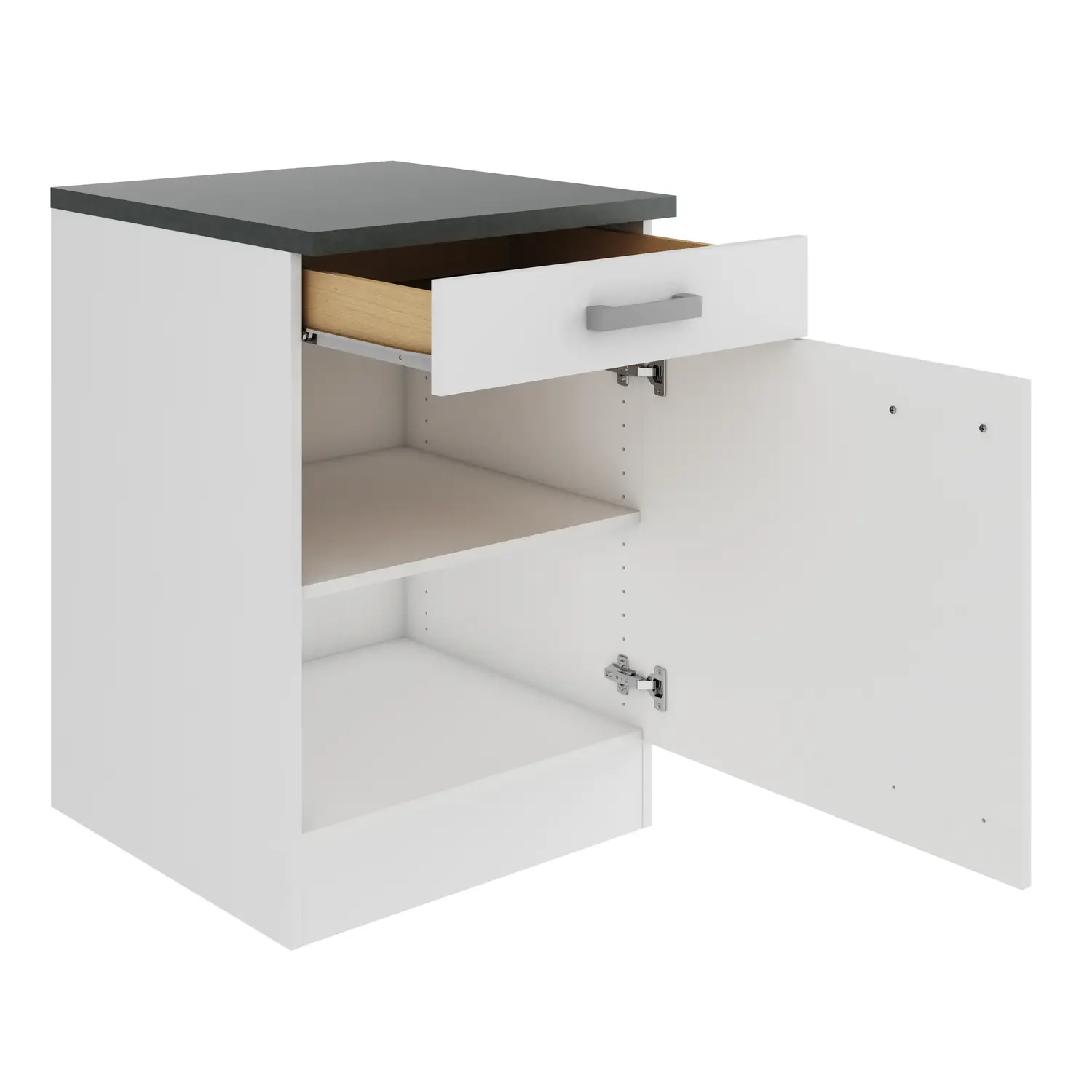 Unterschrank OPTIFIT Oslo 60 cm Weiß