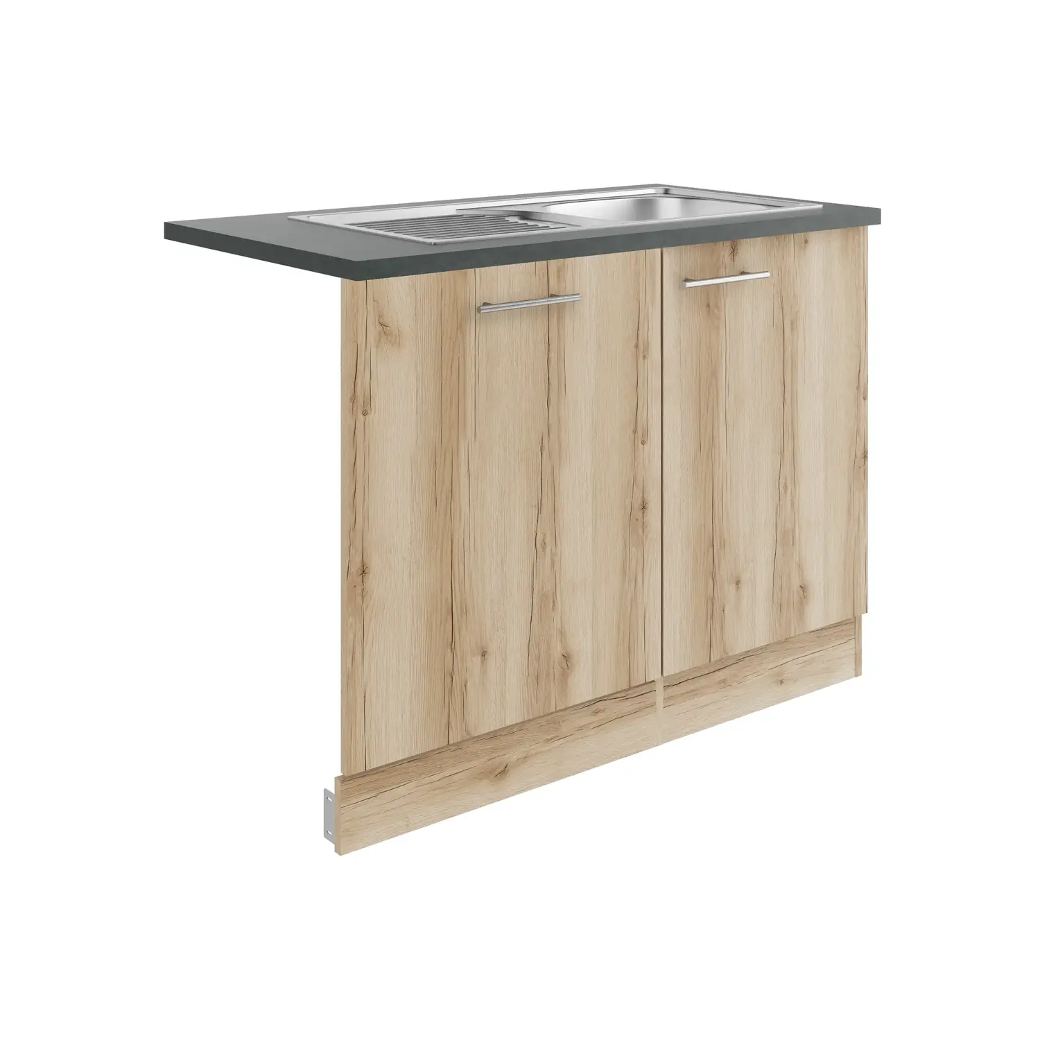 Spülenschrank für Geschirrspüler OPTIFIT Livorno 110 cm Wildeiche
