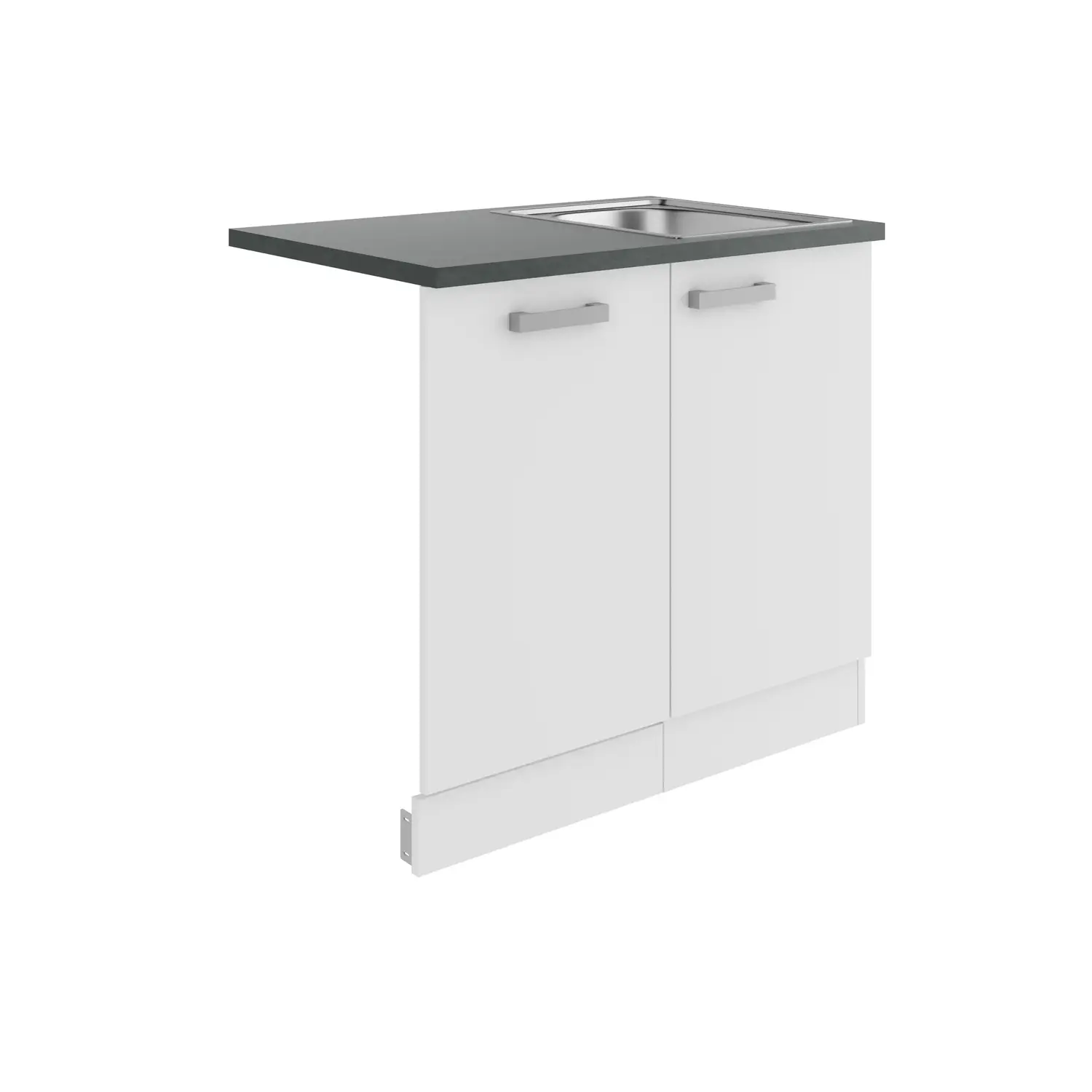 Spülenschrank für Geschirrspüler OPTIFIT Oslo 90 cm Weiß