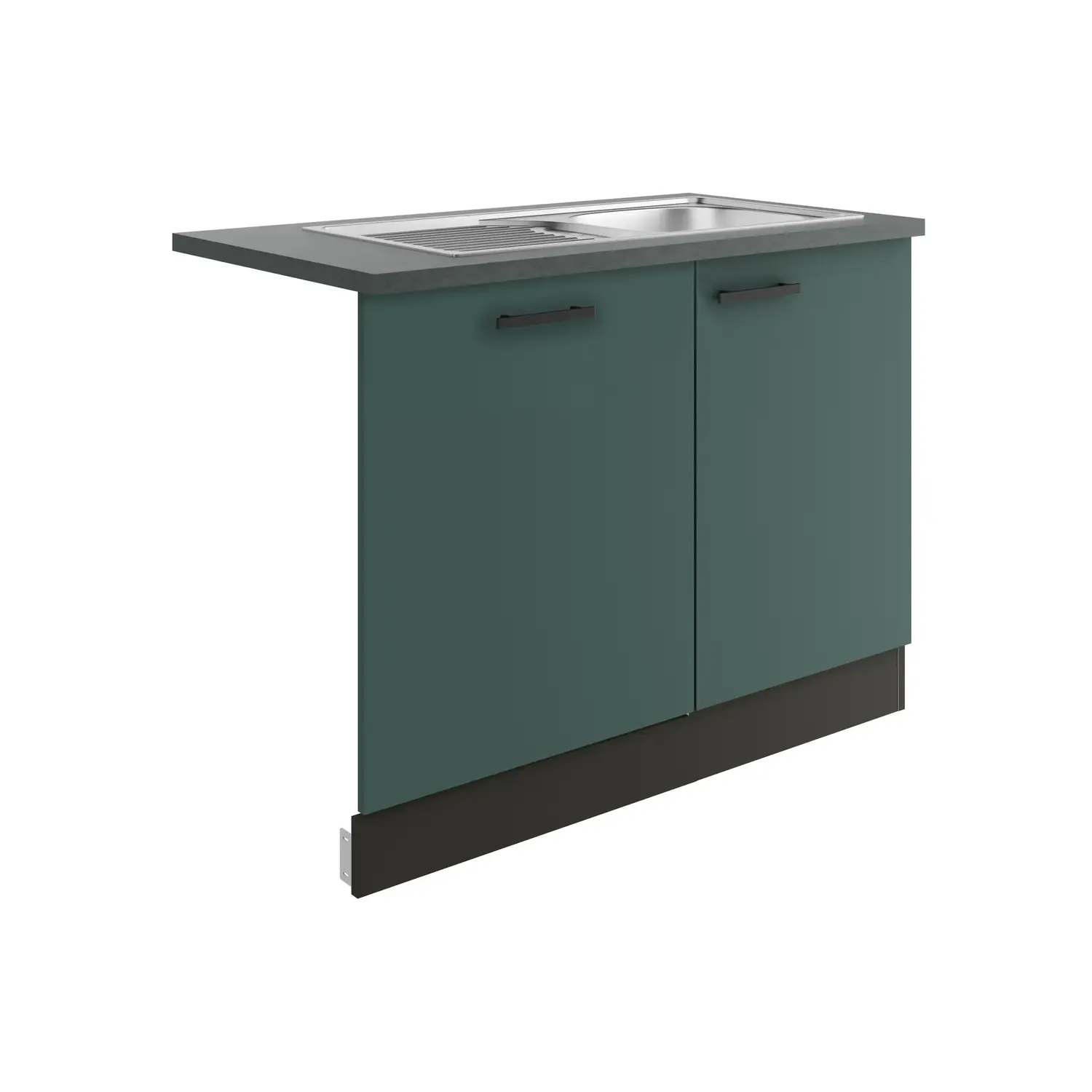 Spülenschrank für Geschirrspüler OPTIFIT Verona 110 cm Steingrün