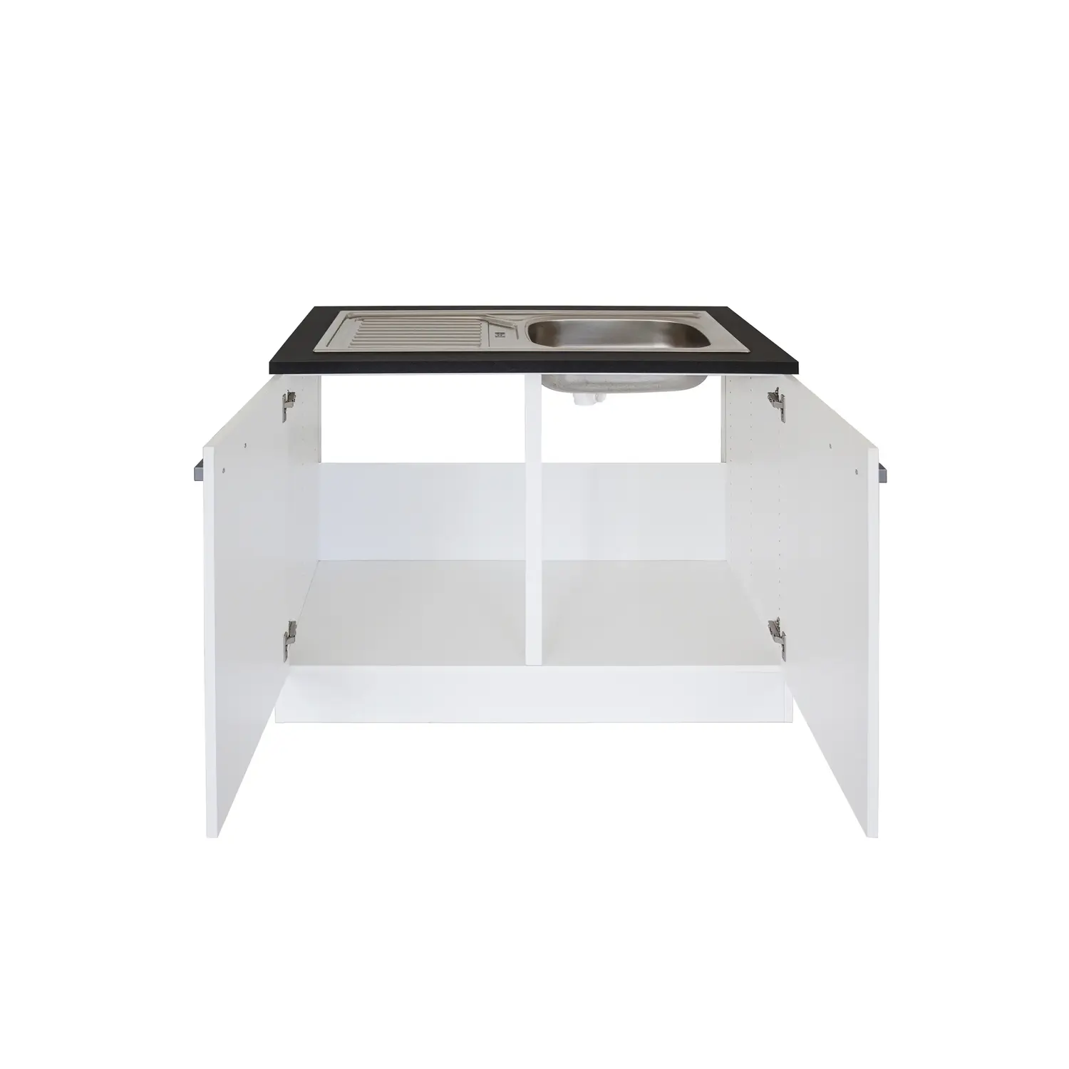 Spülenschrank OPTIFIT Salo 100 cm Weiß