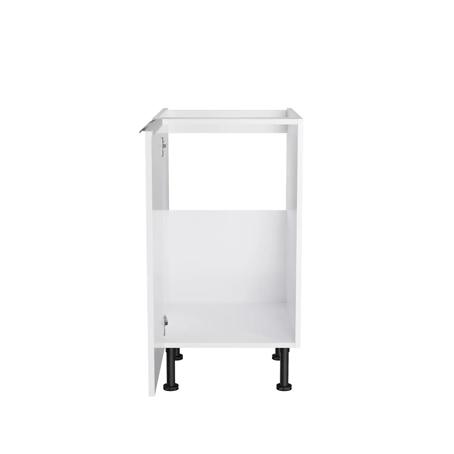 Spülenschrank OPTIFIT Arvid 45 cm Weiß Glanz