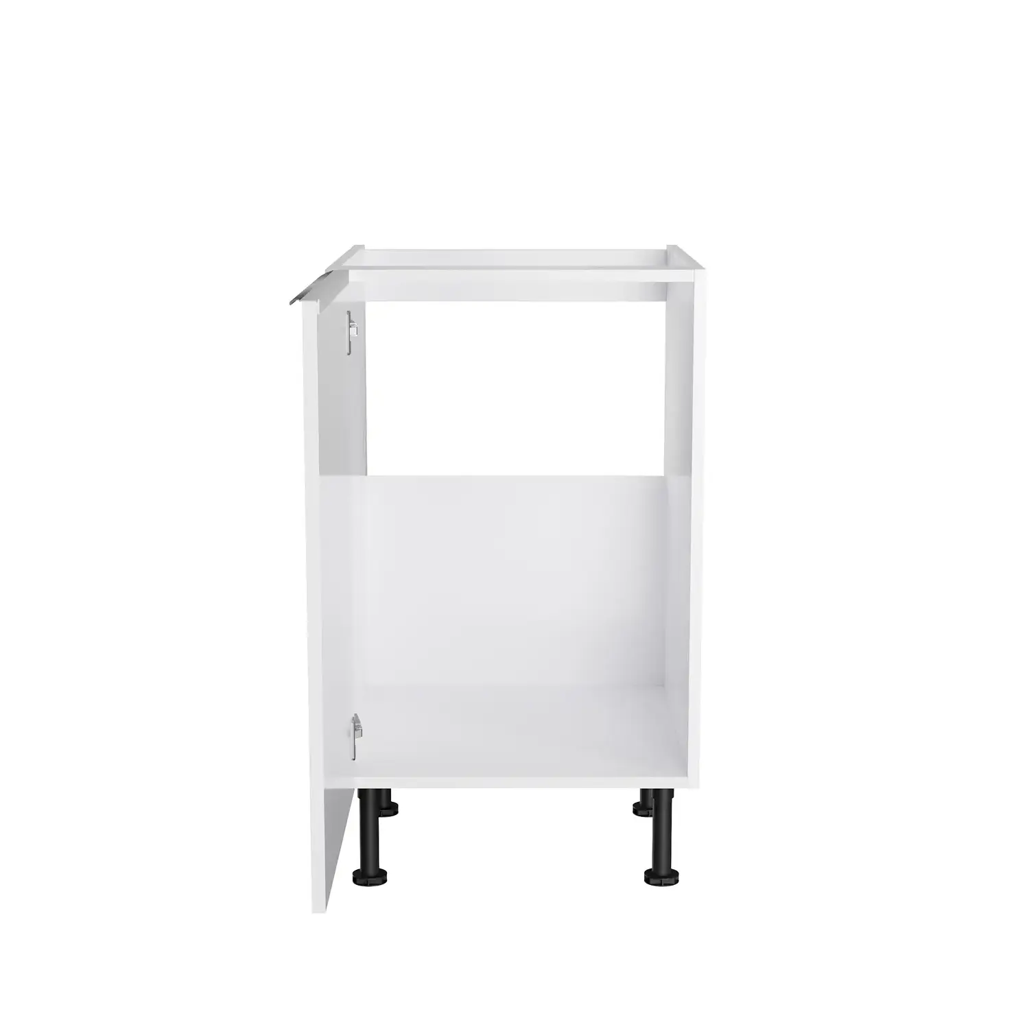 Spülenschrank OPTIFIT Arvid 50 cm Weiß Glanz