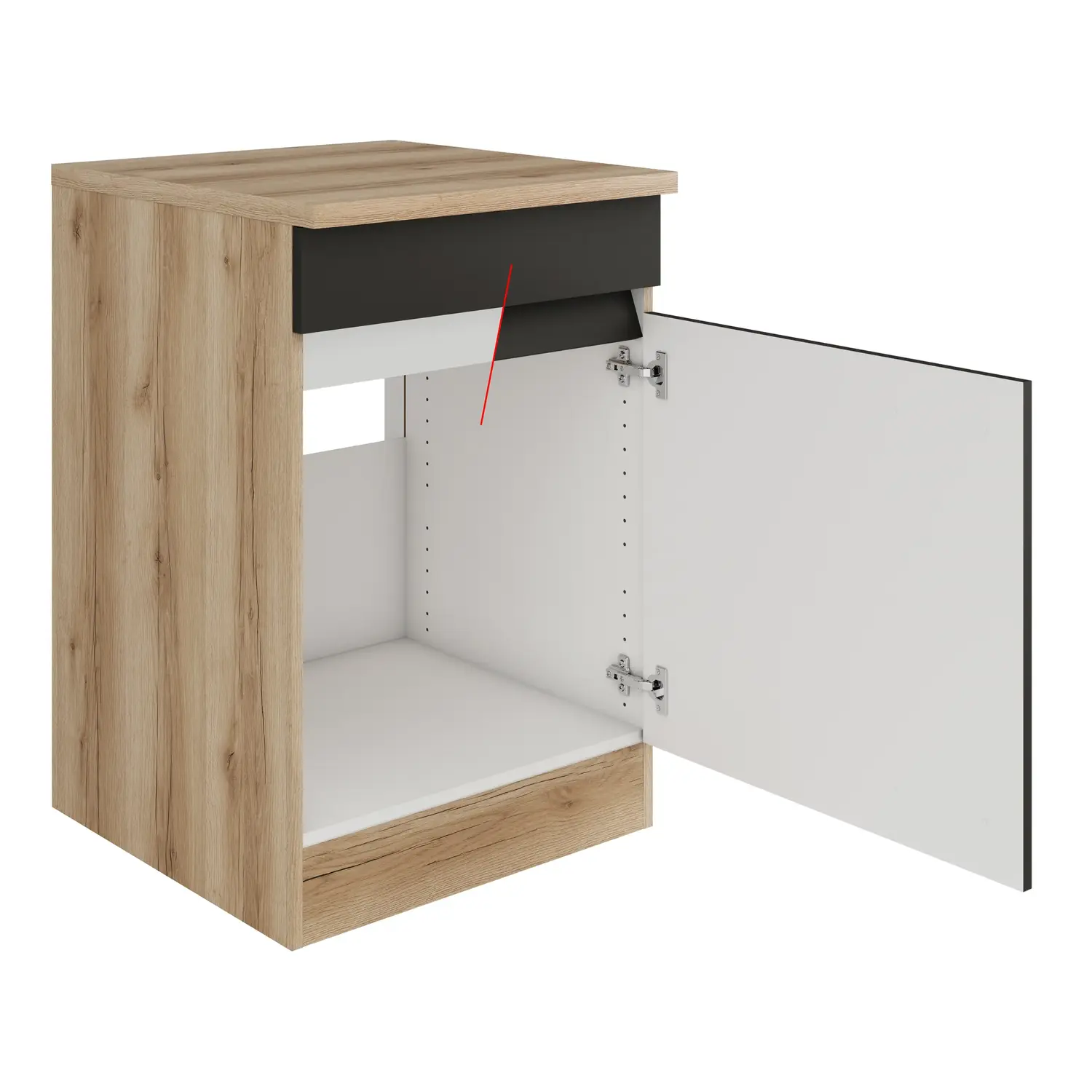 Spülenschrank OPTIFIT Noah 60 cm Anthrazit