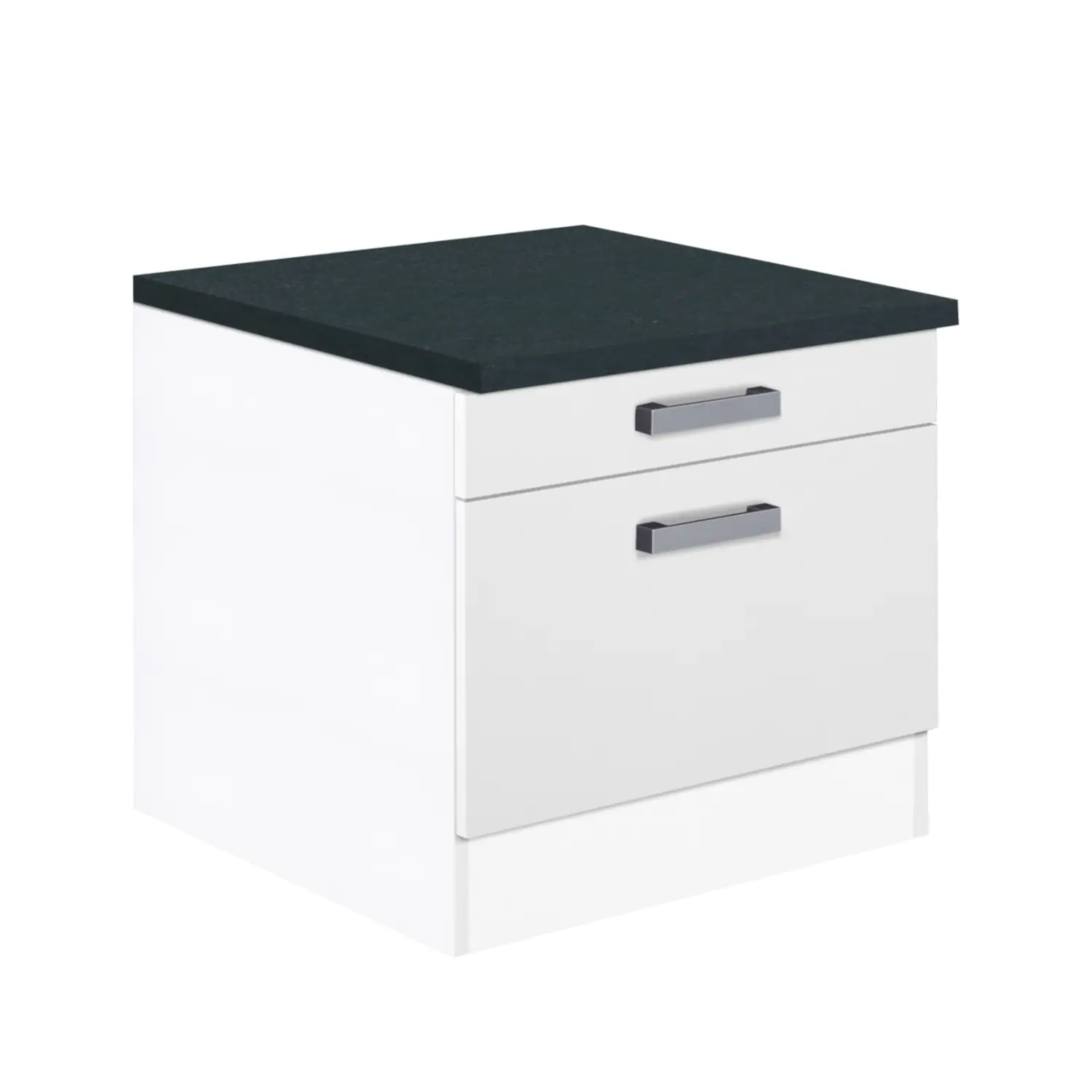 Unterschrank für Waschmaschine OPTIFIT Salo 60 cm Weiß