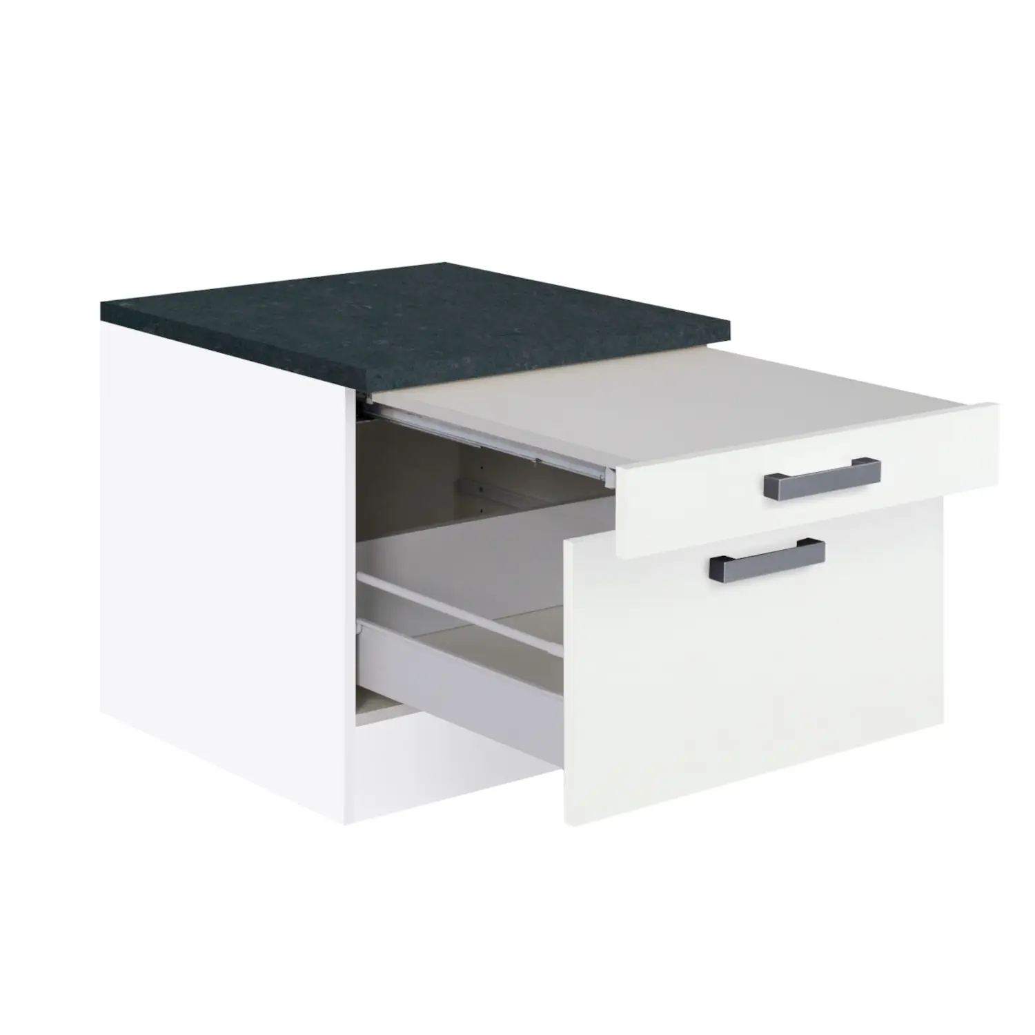 Unterschrank für Waschmaschine OPTIFIT Salo 60 cm Weiß