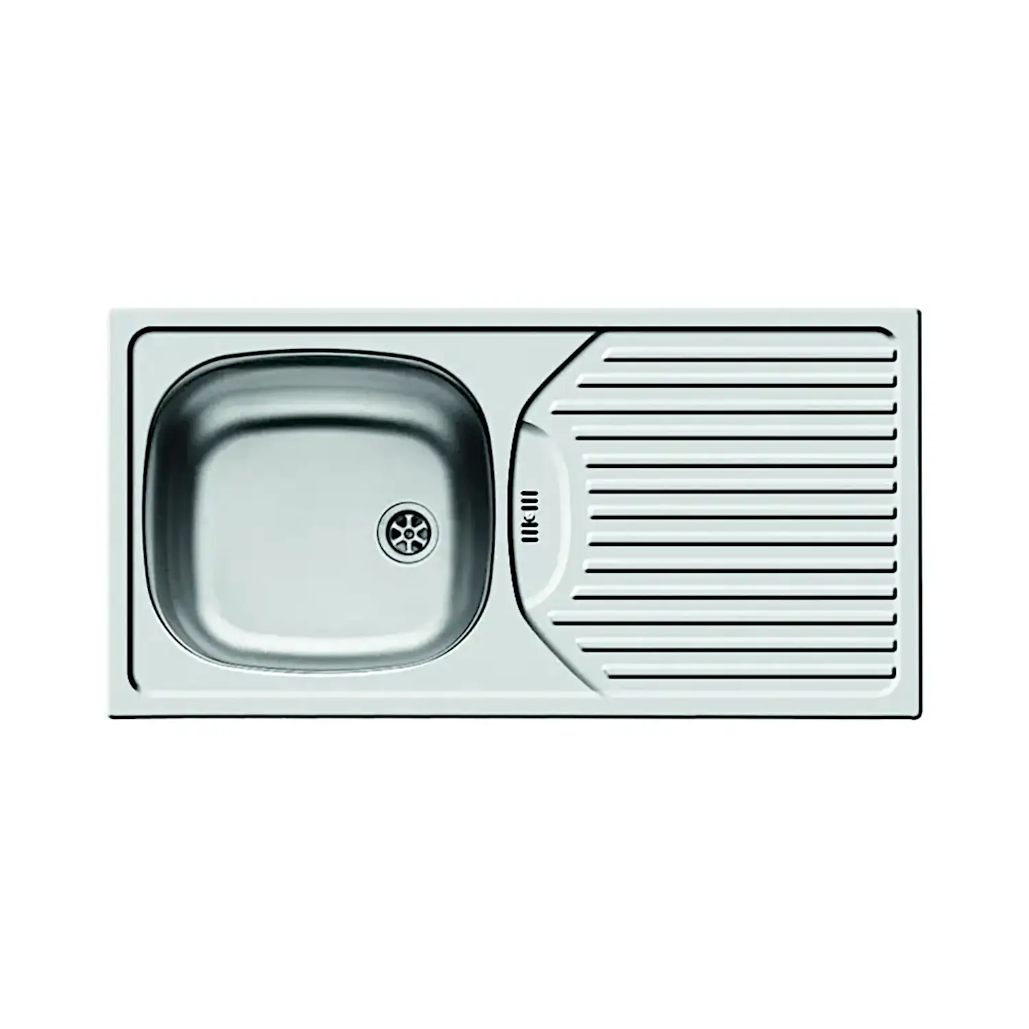 Einbauspüle mit Abtropffläche OPTIFIT 86 cm