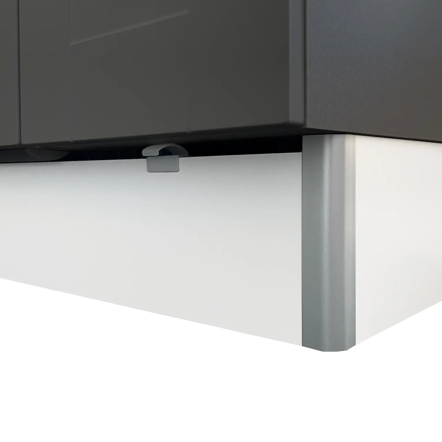 Sockelecke & Verbinder OPTIFIT 49 cm Weiß